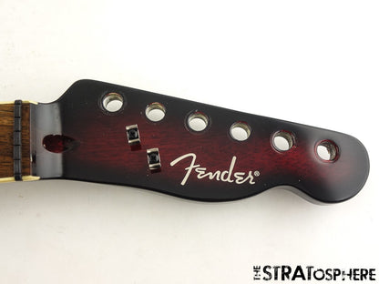 Fender FMT Tele Flame Maple Top BODY + NECK Set Neck Black Cherry Burst