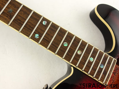 Fender FMT Tele Flame Maple Top BODY + NECK Set Neck Black Cherry Burst