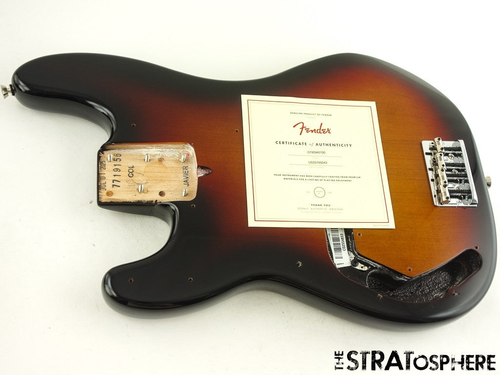LEFTY Fender American Professional II Precision Bass, BODY & HARDWARE 3TS