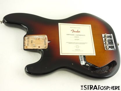 LEFTY Fender American Professional II Precision Bass, BODY & HARDWARE 3TS