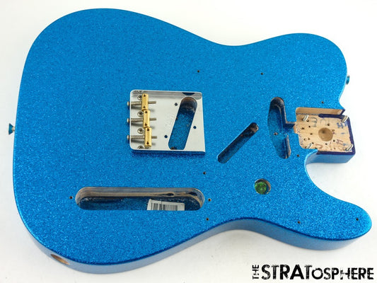 Fender J Mascis Road Worn Tele BODY + HARDWARE, Telecaster Bottle Rocket Blue