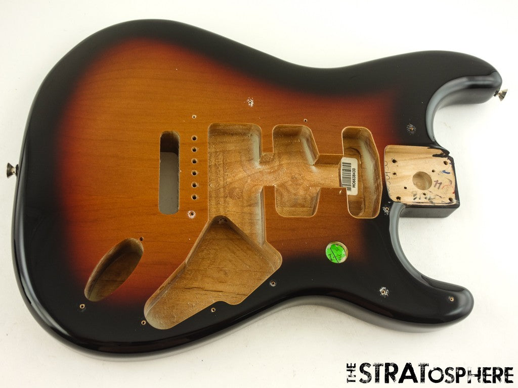 Fender Jimi Hendrix Strat BODY Stratocaster Guitar Parts Alder Sunburst
