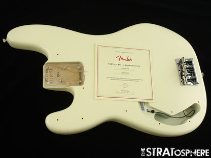 LEFTY Fender American Professional II Precision Bass, BODY &HARDWARE Olymp White