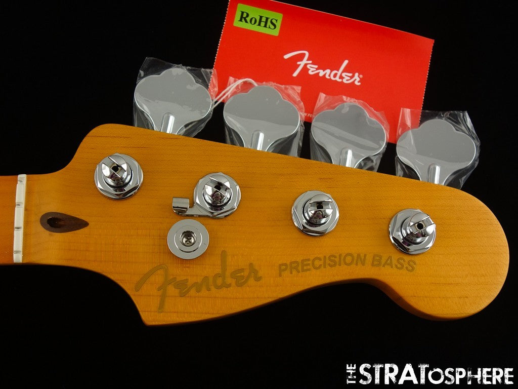 Fender American Ultra II Precision P BASS NECK &TUNERS, Modern ''D'', MN Maple!