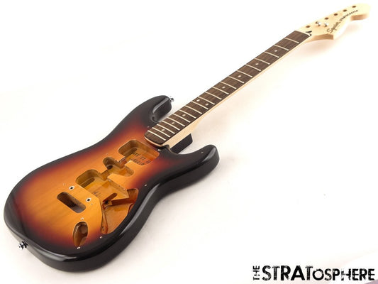Fender Squier Affinity Stratocaster Junior HSS BODY + NECK Strat 3TS Sunburst