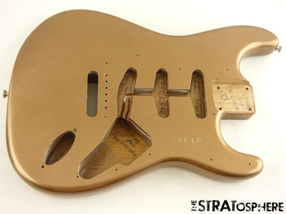 USA Fender Custom Shop 62 Stratocaster NOS BODY, Strat Aged Firemist Gold