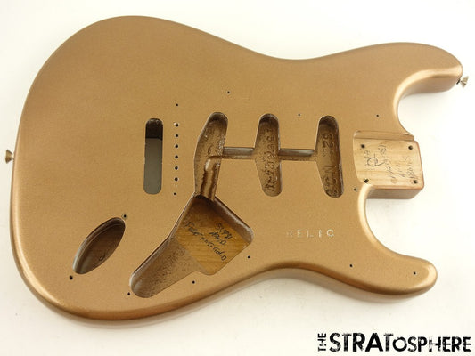 USA Fender Custom Shop 62 Stratocaster NOS BODY, Strat Aged Firemist Gold