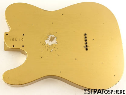 Fender Custom Shop SR25 Tele Pro 2025 Relic BODY, Tele Nitro HLE Gold