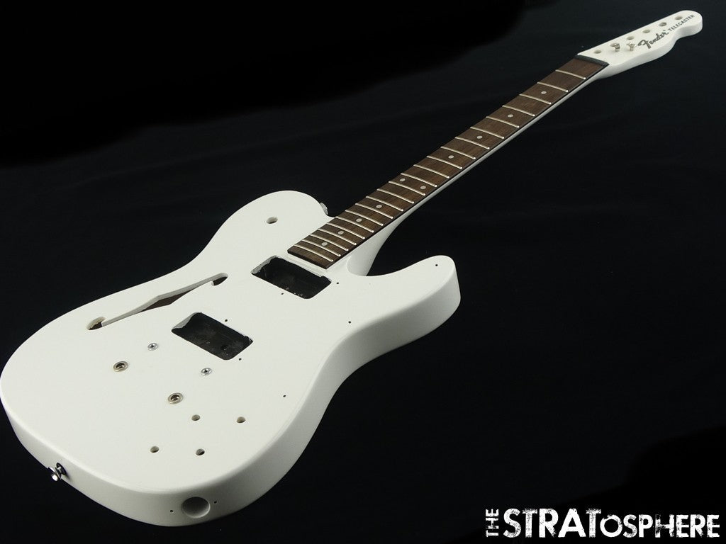Fender JA-90 Jim Adkins Thinline Tele BODY & NECK, Telecaster, White Ash