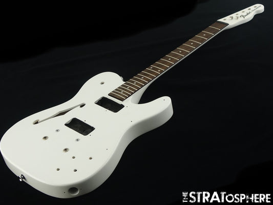 Fender JA-90 Jim Adkins Thinline Tele BODY & NECK, Telecaster, White Ash