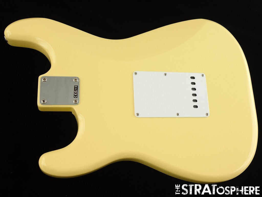 American Fender MALMSTEEN Strat BODY HARDWARE, Stratocaster White