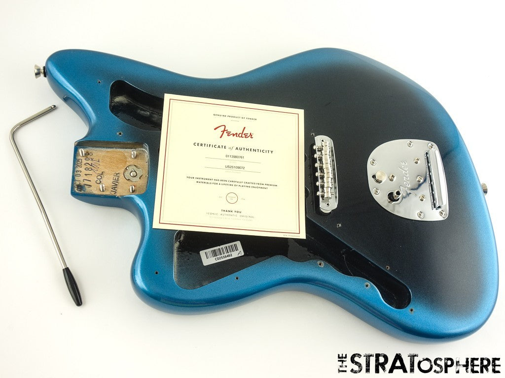 LEFTY Fender American Professional II Jazzmaster BODY + HARDWARE Dark Night