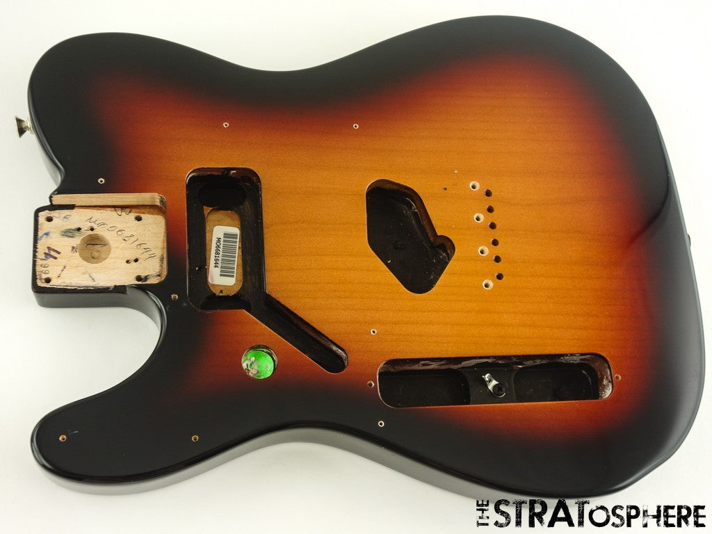 LEFTY Fender Player II Telecaster Tele BODY Guitar Parts Alder Sunburst 3TS