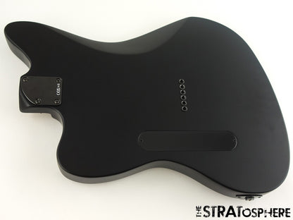 USA Fender JIM ROOT Jazzmaster Mahogany HH LOADED BODY, American EMG Flat Black