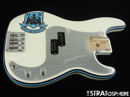 Fender Steve Harris Precision P LOADED BODY, Bass Pinstripe, Olympic White