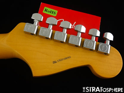 LEFTY Fender American Professional II Jazzmaster NECK & TUNERS USA Deep C Maple