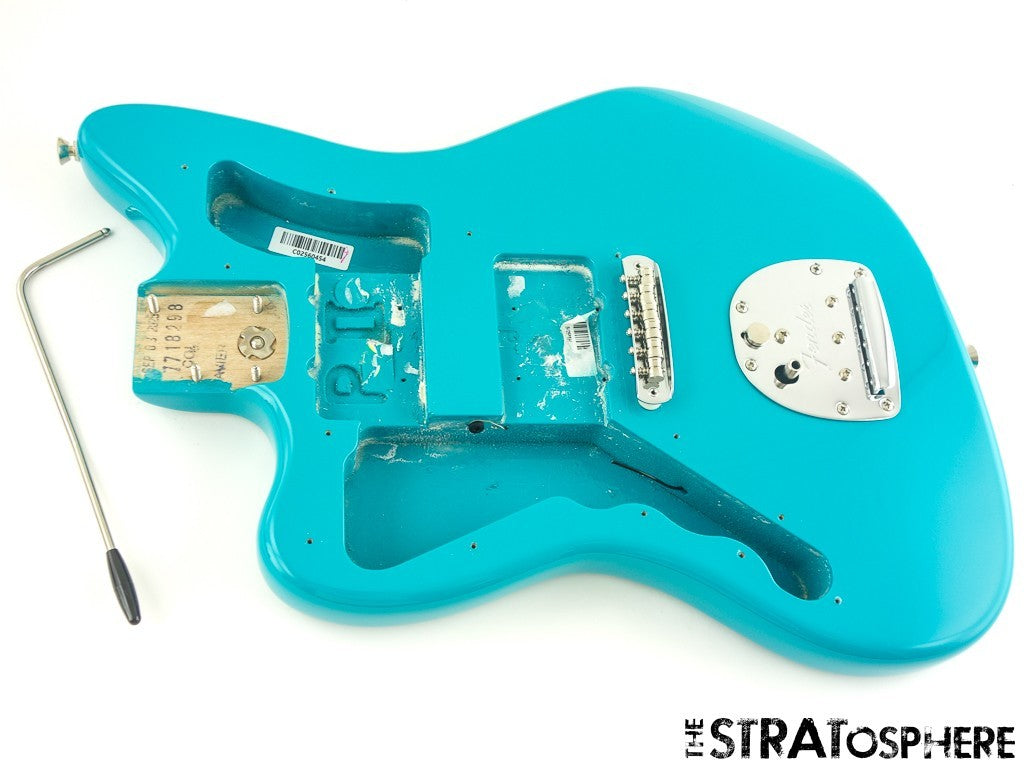 LEFTY Fender American Professional II Jazzmaster BODY + HARDWARE Miami Blue