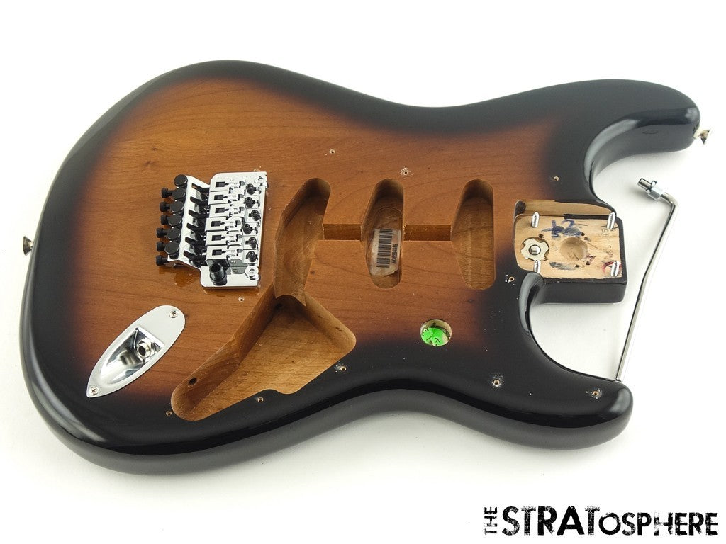 Fender Dave Murray Strat BODY & HARDWARE Stratocaster Floyd Rose 1000 Burst