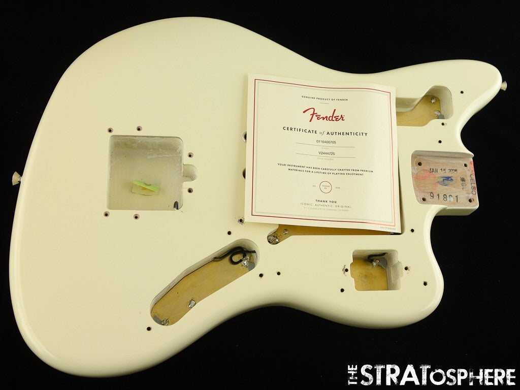 USA Fender Johnny Marr Jaguar BODY, American Nitro Finish Olympic White