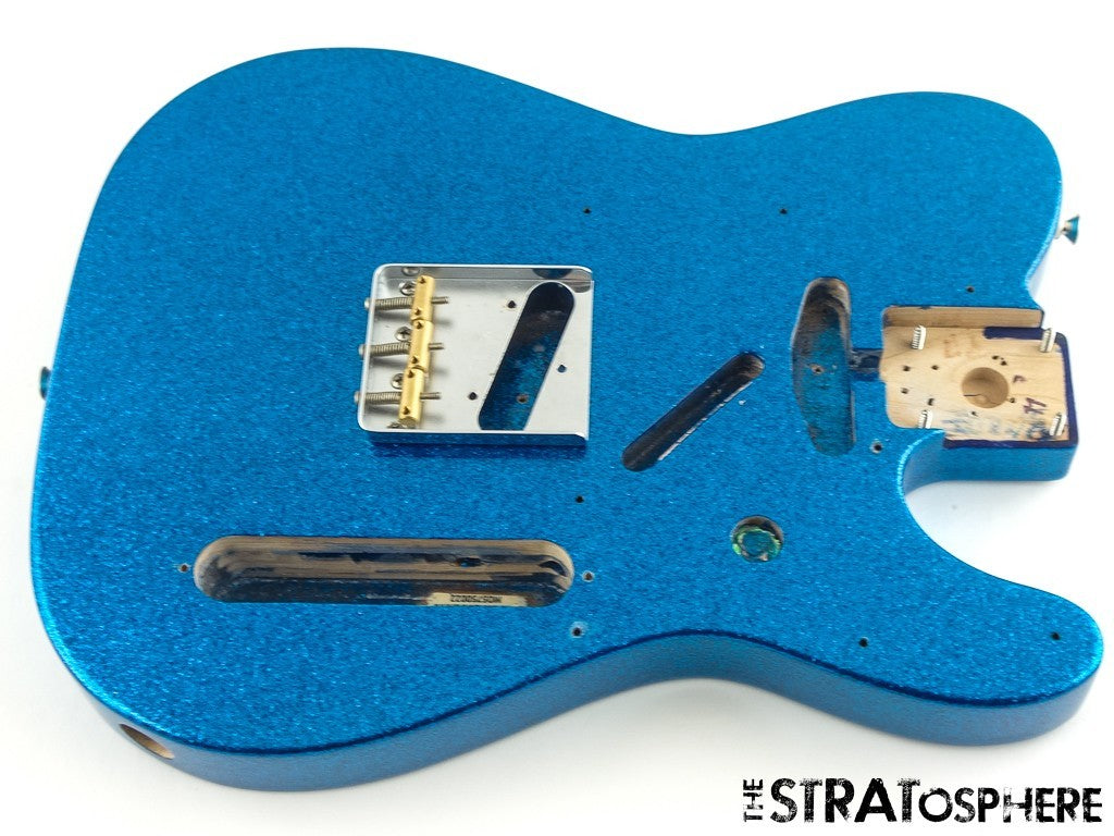 Fender J Mascis Road Worn Tele BODY & HARDWARE, Telecaster Bottle Rocket Blue