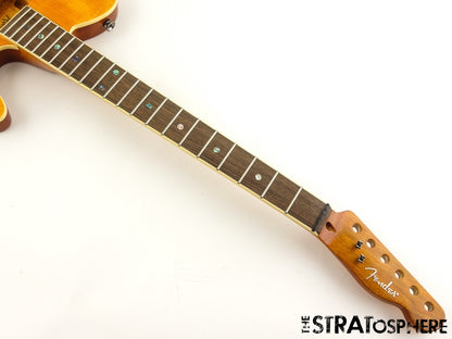 Fender Flame Maple Top Telecaster Tele BODY & NECK, FMT Set Neck, Amber