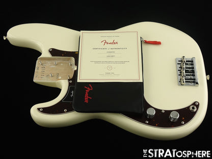 LEFTY Fender American Professional II Precision Bass LOADED BODY Olympic White