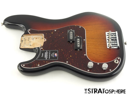 LEFTY Fender American Professional II Precision Bass LOADED BODY Sunburst