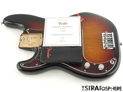 LEFTY Fender American Professional II Precision Bass LOADED BODY Sunburst