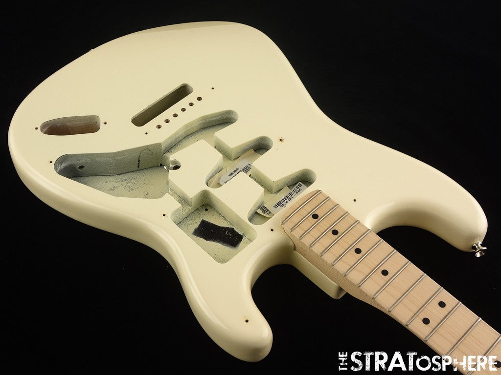 Fender Eric Clapton Strat BODY + NECK Alder Maple Olympic White