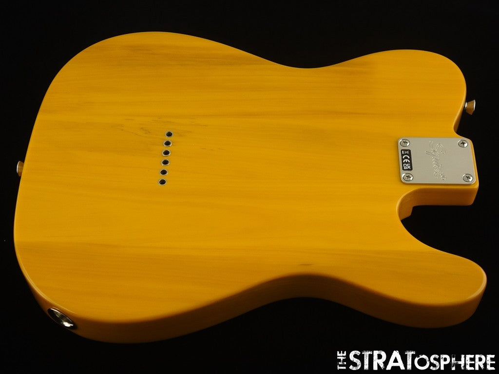 LEFTY Fender Squier 50s Telecaster Tele, LOADED BODY Butterscotch Blonde