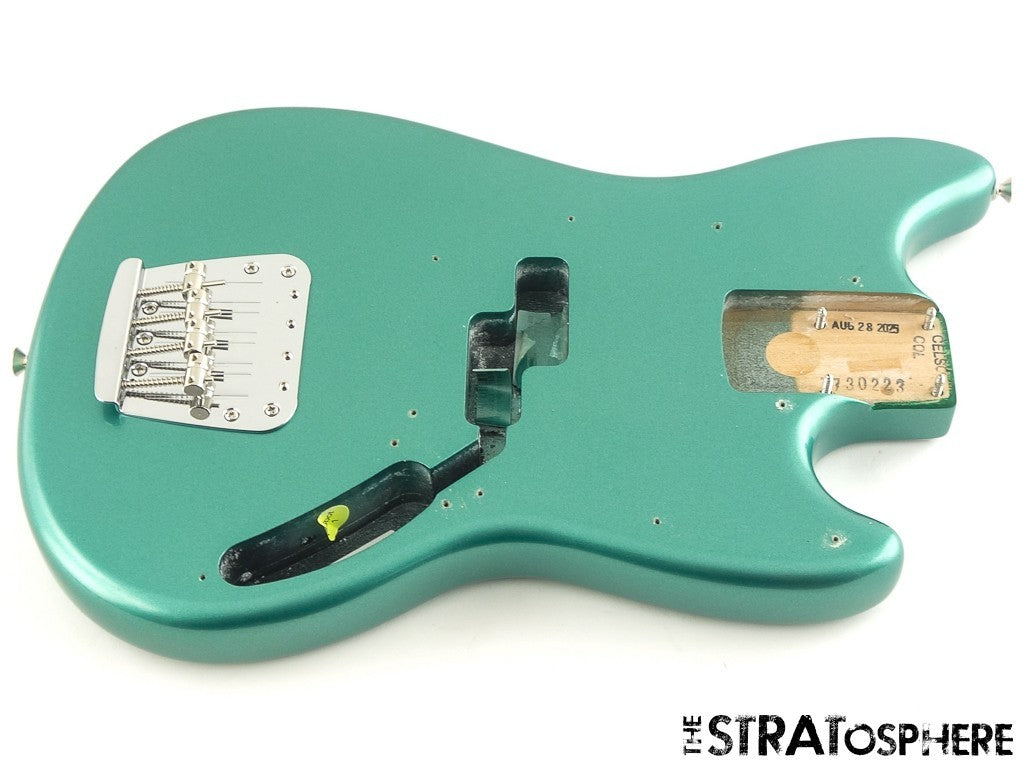 Fender American Professional Classic Mustang Bass BODY + HARDWARE Sherwood Green