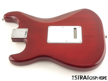 Fender Player II Series Strat BODY +HARDWARE Chambered Mahogany TCB Cherry Burst