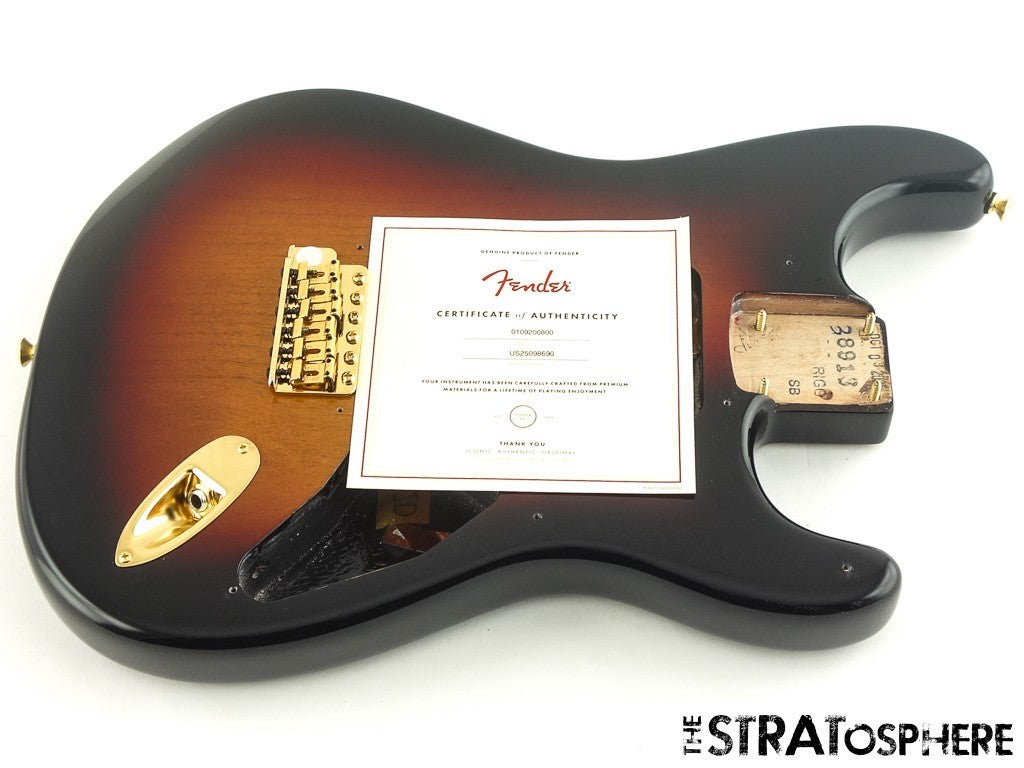 USA Fender SRV Stevie Ray Vaughan Strat BODY & HARDWARE, Stratocaster 3TS