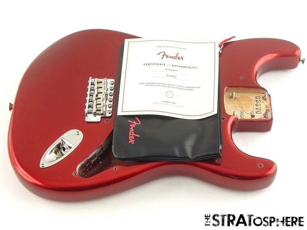 Fender AV II American Vintage 1965 Strat BODY & HARDWARE Candy Apple Red