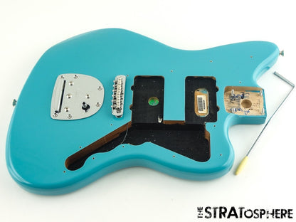 Fender Player II Jazzmaster BODY & HARDWARE Guitar Parts Alder Aquatone Blue