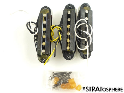 USED Fender MIM Stratocaster Strat SSS PICKUP SET, Pickups White