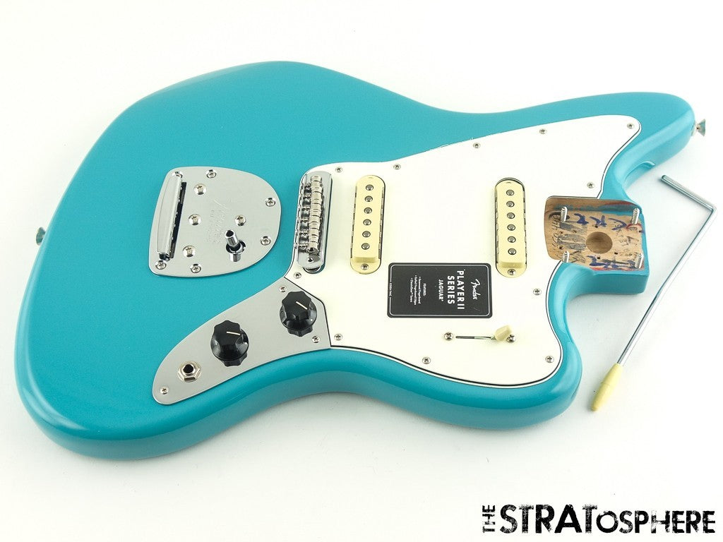 Fender Player II Jaguar Series LOADED BODY, Alnico 5 & 2 Guitar Aquatone Blue