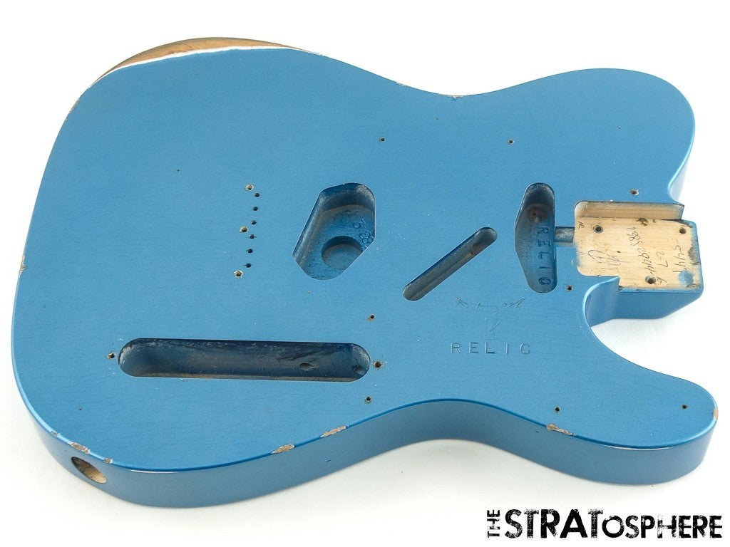 Fender Custom Shop SR25 Tele Pro 2025 Relic BODY Nitro Aged Lake Placid Blue