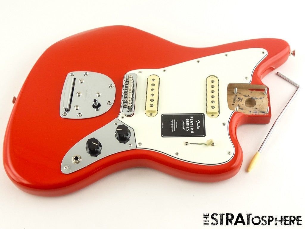 Fender Player II Jaguar Series LOADED BODY, Alnico 5 & 2 Guitar Coral Red