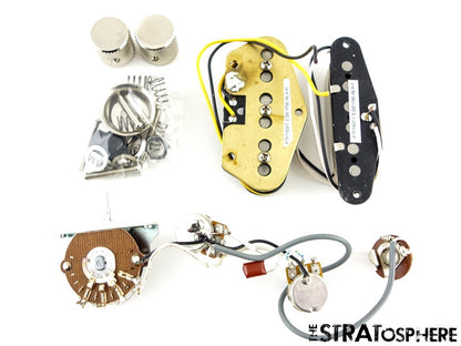 Fender Squier Class Vibe 50s Tele PICKUPS POTS KNOBS, Telecaster Guitar Alnico!