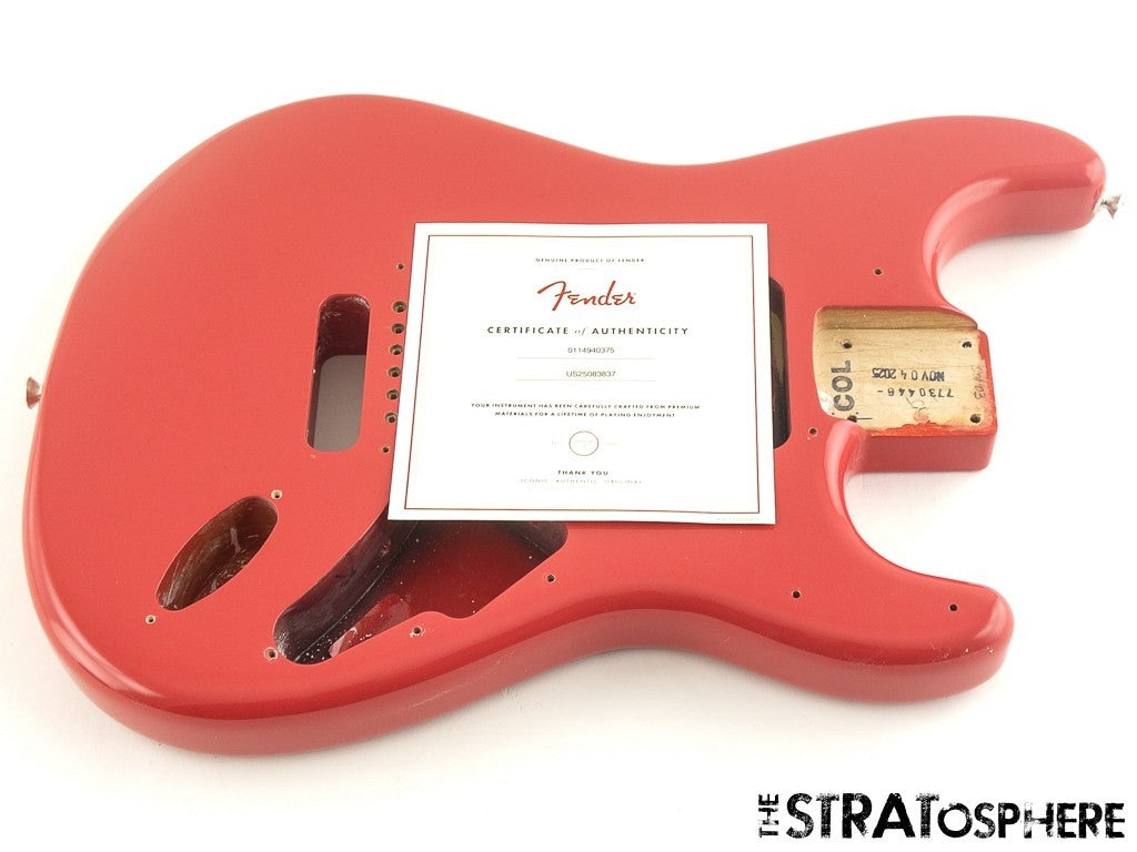 Fender American Professional Classic Strat BODY USA Faded Dakota Red