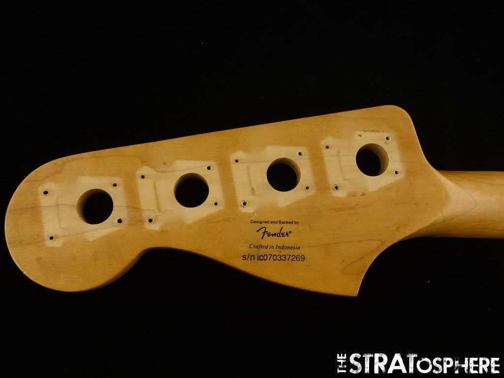 FOR REPAIR Fender Squier Classic Vibe 70s Jazz J Bass NECK Guitar Maple Block.