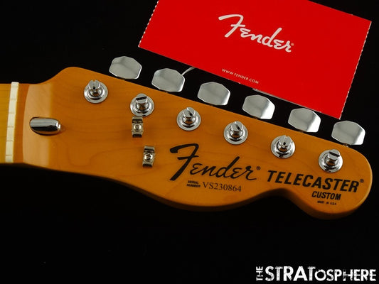 Fender AV II American Vintage 1977 Tele Custom NECK + TUNERS Telecaster Maple