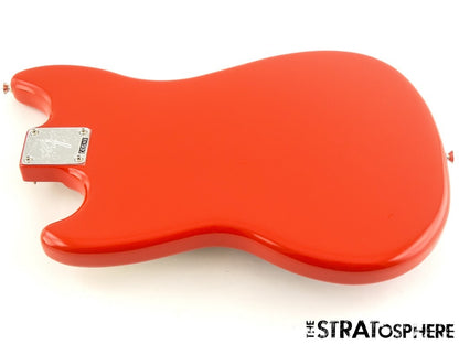 Fender Player II Mustang Bass PJ LOADED BODY, Precision J Offset Coral Red