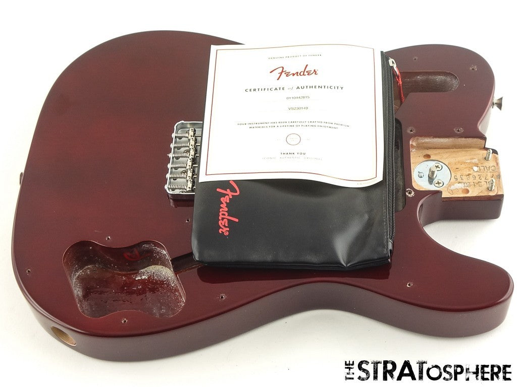 Fender AV II American Vintage Tele 1977 Custom BODY & HARDWARE, 77 Wine