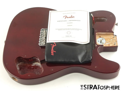 Fender AV II American Vintage Tele 1977 Custom BODY & HARDWARE, 77 Wine
