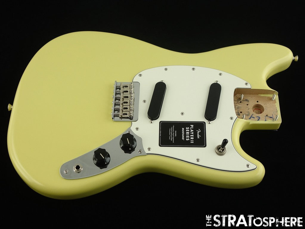 Fender Player II Mustang Series LOADED BODY Alder Offset Shape Hialeah Yellow
