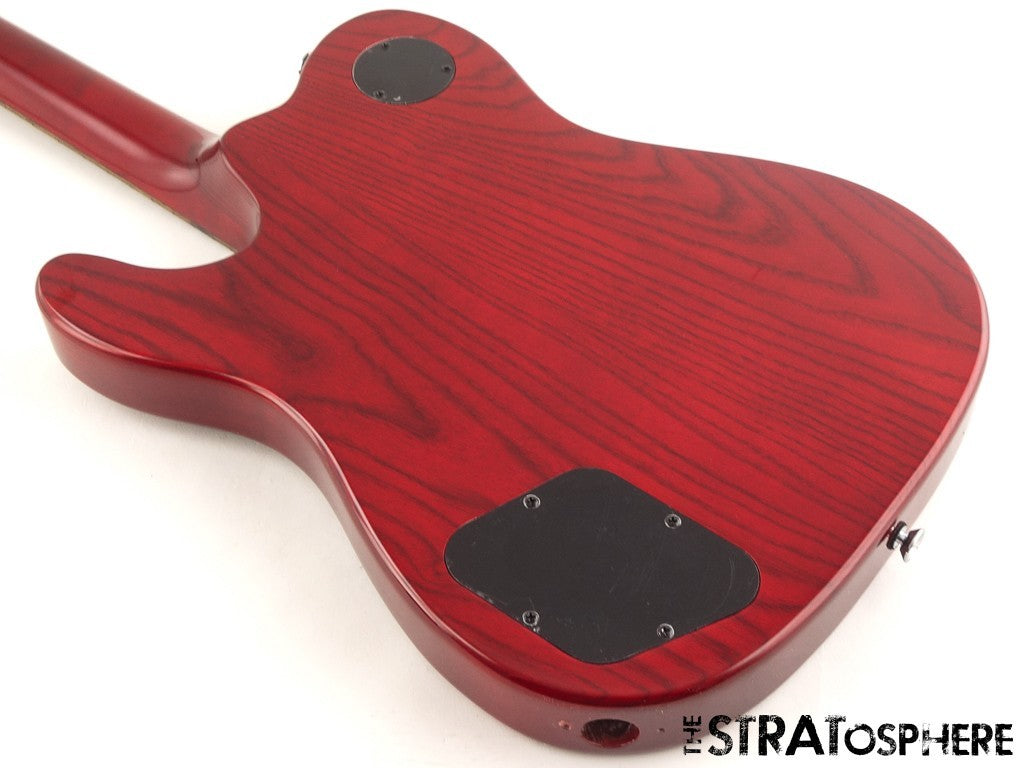 Fender JA-90 Jim Adkins Thinline Tele BODY + NECK Telecaster CRT Crimson Red Ash
