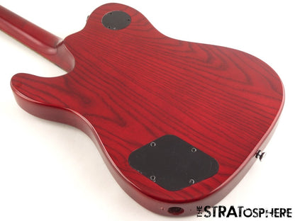 Fender JA-90 Jim Adkins Thinline Tele BODY + NECK Telecaster CRT Crimson Red Ash