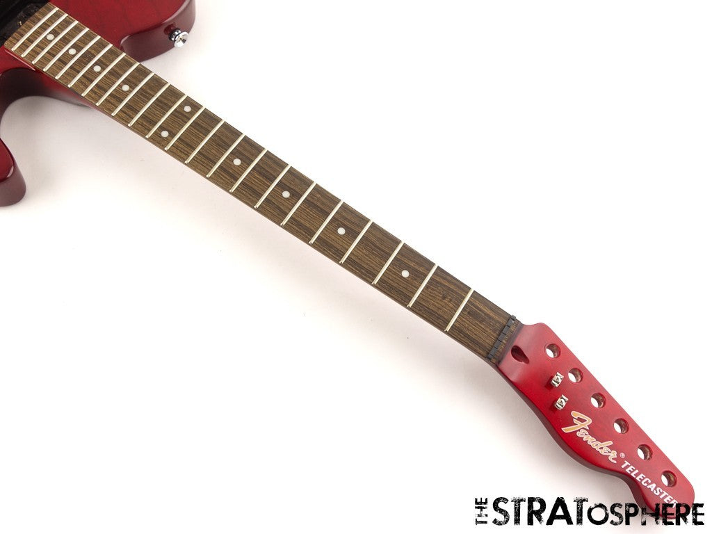 Fender JA-90 Jim Adkins Thinline Tele BODY + NECK Telecaster CRT Crimson Red Ash